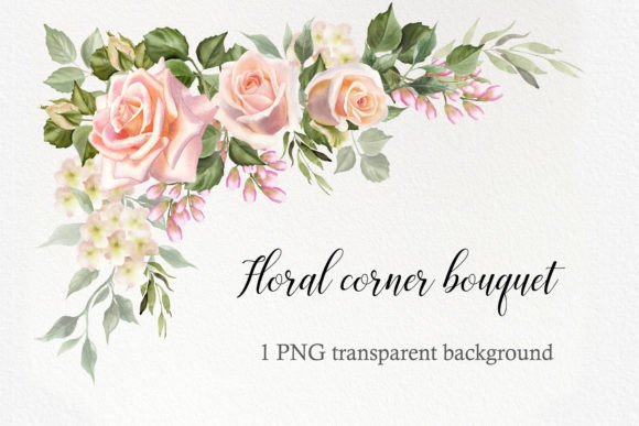 Blush Roses & Watercolor Florals: The Ultimate Design Border