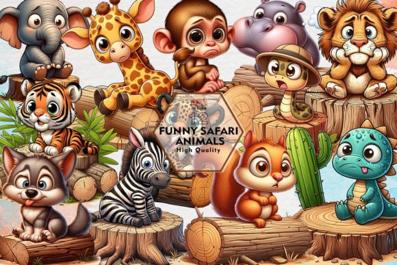Bring the Wild Side to Your Projects with Safari Clipart