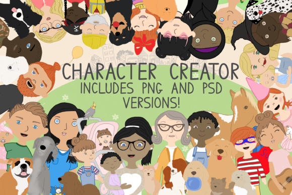 Creating Custom Cartoon Families for Your Brand and Products