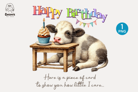 Sarcastic Birthday Cow Clipart: Unleash Your Inner Snark