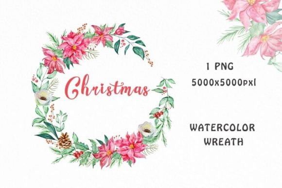 Watercolor Christmas Wreath PNG: Your Festive Design Secret Weapon